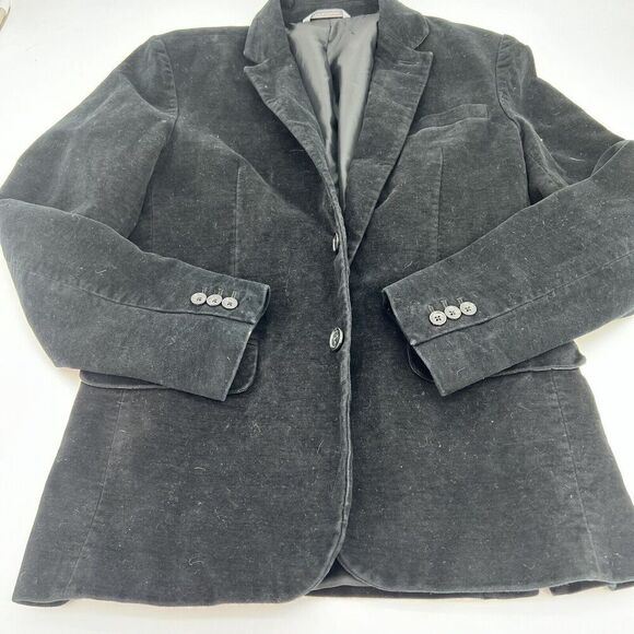 Gap Black Velvet Blazer Women’s Size Small - Picture 1 of 3